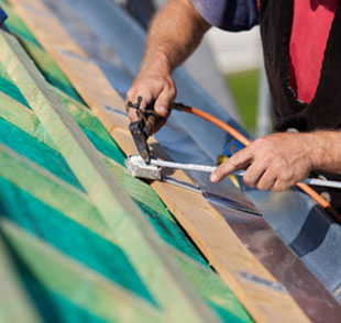 Travaux sur toiture